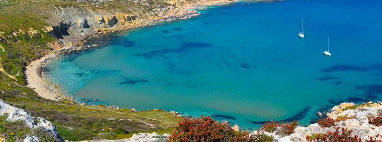 Le spiagge di Malta - Imgiebah Bay