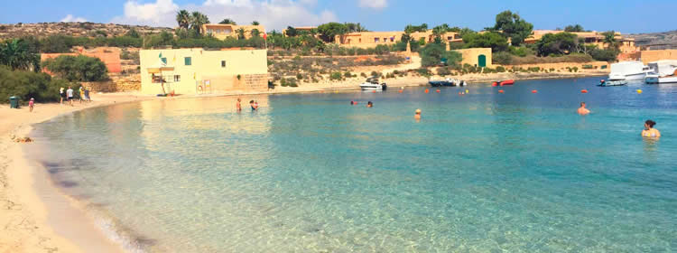 Le spiagge di Comino - Santa Marija Bay